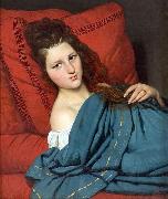 Joseph-Desire Court Woman Reclining on a Divan France oil painting artist